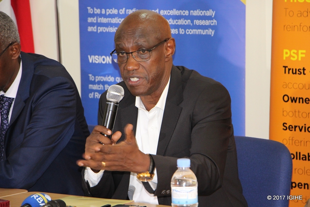 Chairman of the Board of Directors of the University of Kigali, Philibert Africa