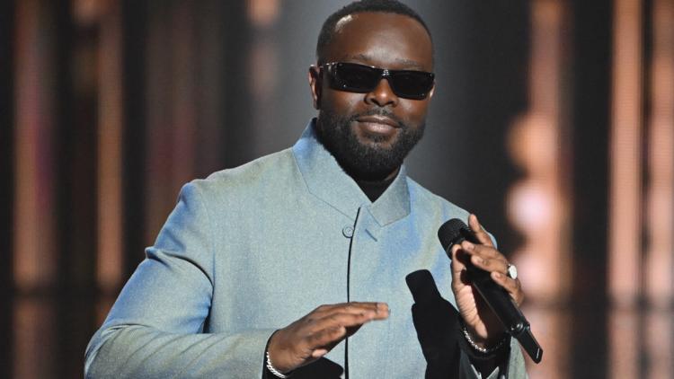 Congolese artist Maître Gims was part of the lineup for the Solidarité Congo concert.
