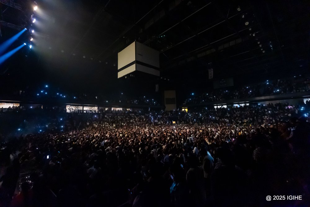 Thousands of fans attended John Legend's concert at BK Arena in Kigali, including President Paul Kagame and First Lady Jeannette Kagame.