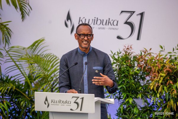 Speaking during the 31st commemoration of the 1994 Genocide against the Tutsi in Kigali, President Paul Kagame called on Rwandans to stand firm and continue defending their dignity in the face of historical injustice and present-day hostility.