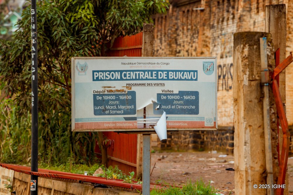 Multiple sources confirmed to IGIHE that the city's main prison, tucked within the residential area of Avenue De L'Abattoire, was emptied on Saturday, February 15, 2025.