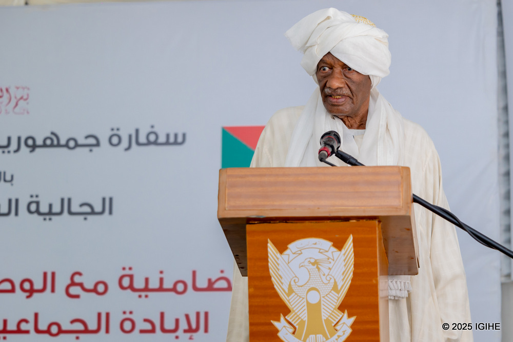 Hassan Mustafa, leader of the Sudanese Community in Rwanda, called on members to continue supporting their compatriots facing attacks in El Fasher.