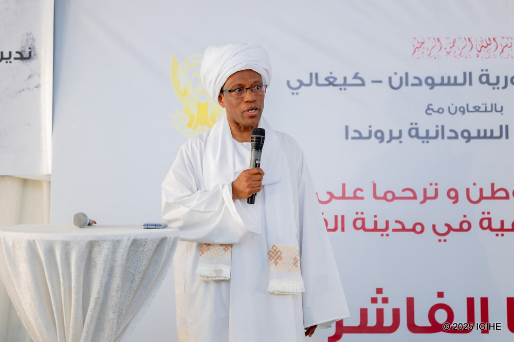 Sudanese Ambassador to Rwanda, Khalid Musa Dafalla, stressed that their gathering was meant to express solidarity with the victims of the conflict.