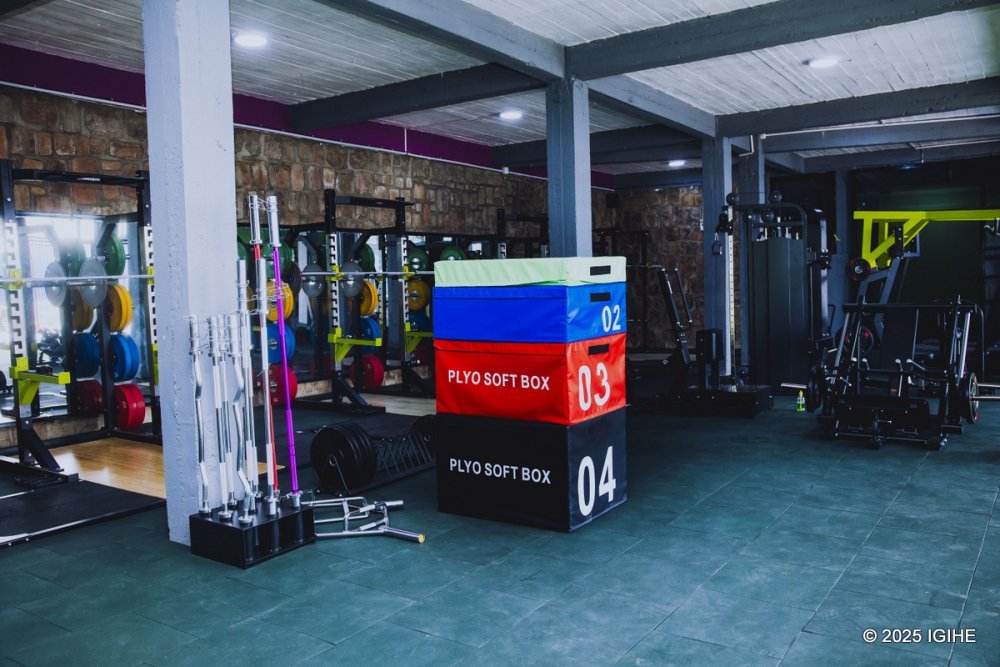 Athletes have been provided with their own dedicated space at Fitnesspoint.