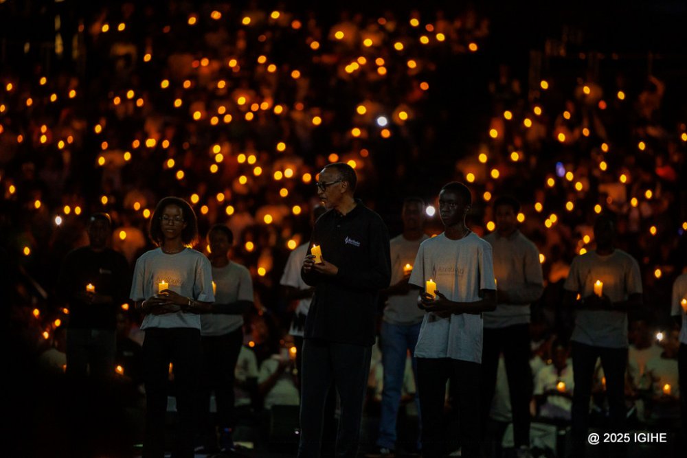 President Kagame lit the flame of hope at BK Arena. 