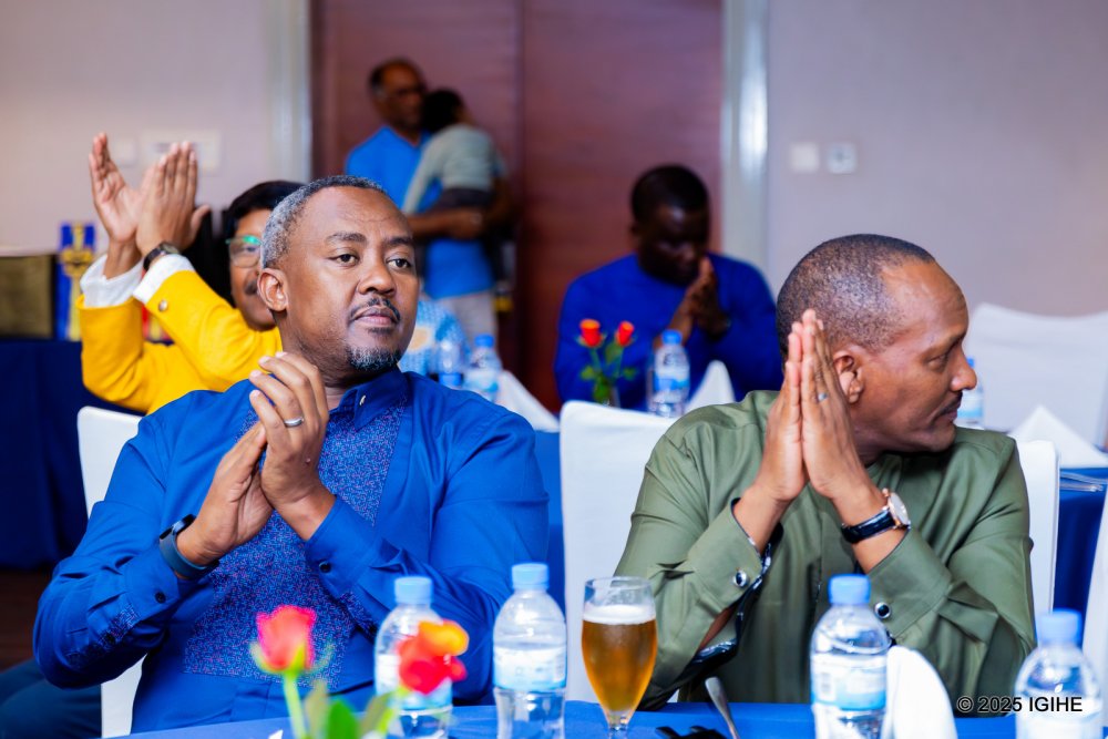 Andrew Kulayige, president-elect of the Rotary Club of Kigali Golf, attended the ceremony.