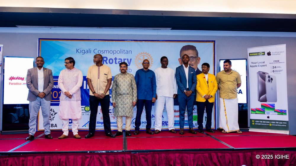 Some members of the Rotary Club Kigali Cosmopolitan committee.