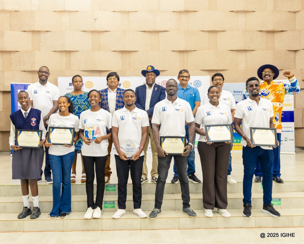 As part of the event, outstanding members of Rotaract and Interact Clubs were recognized.