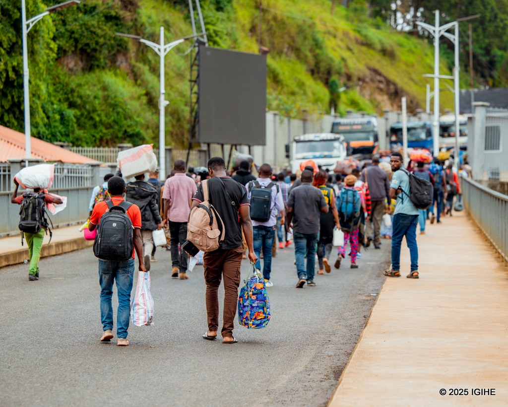 About 400 Congolese nationals who had recently fled their homes returned on Monday, February 17, 2025, as normalcy began to return to Bukavu.