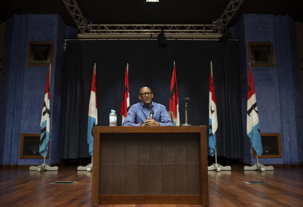 President Paul Kagame in a press conference yesterday.
