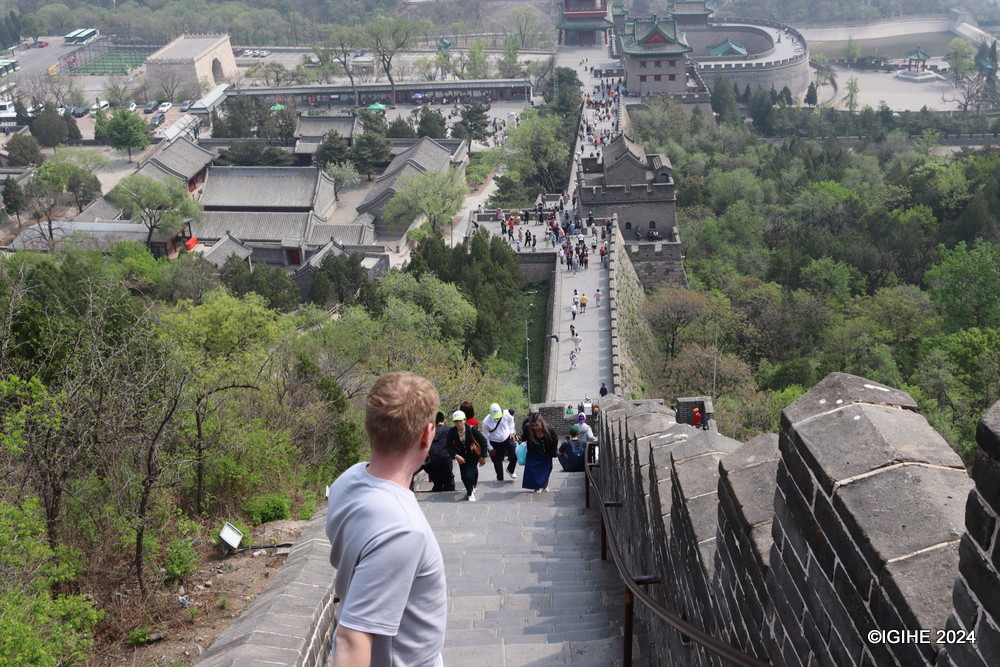 From the top watchtowers, one can enjoy panoramic views of the surrounding landscape.