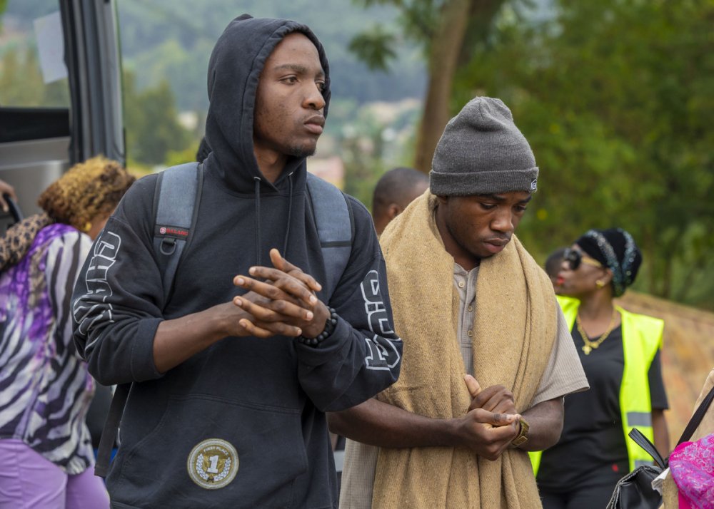 Many of the UN personnel who fled were working in the city of Goma.
