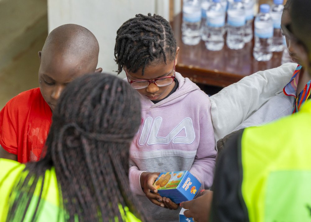 The displaced also included very young children.
