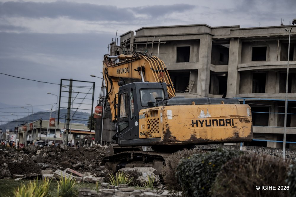 Urban planning in Goma appears more organized compared to other areas of the DRC.