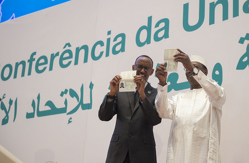 Initially, the passport was launched by President Paul Kagame and Chadian President Idris Deby in 2016.