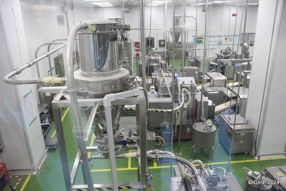 The company deploys modern machinery to carry out operations.
