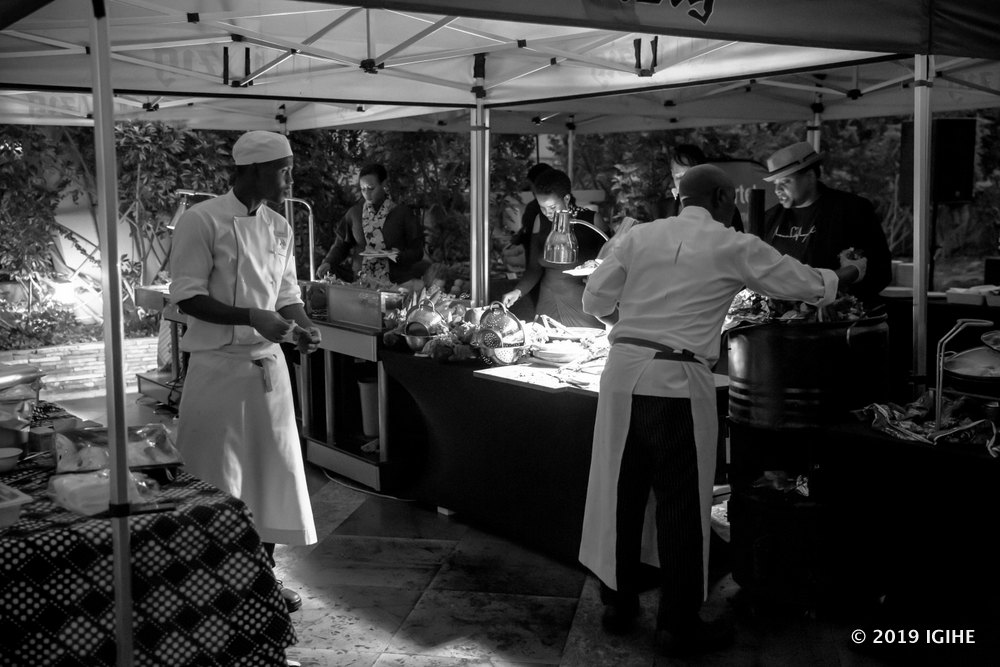 The tasty Nyama Choma is served by a brigade of professional chefs endowed with experience from the region