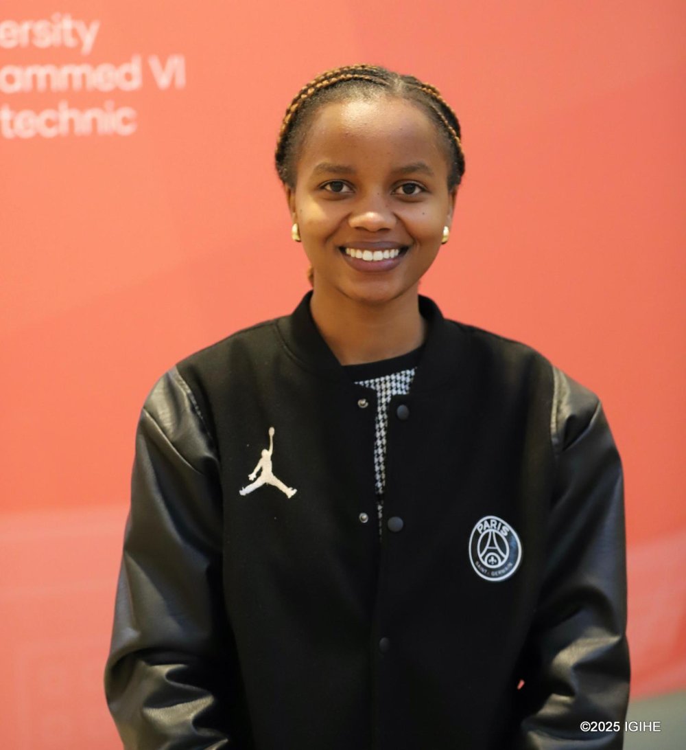 Alice Joy Ineza, studying architecture, emphasized the rigor of her program, which requires creativity, critical thinking and hard work.