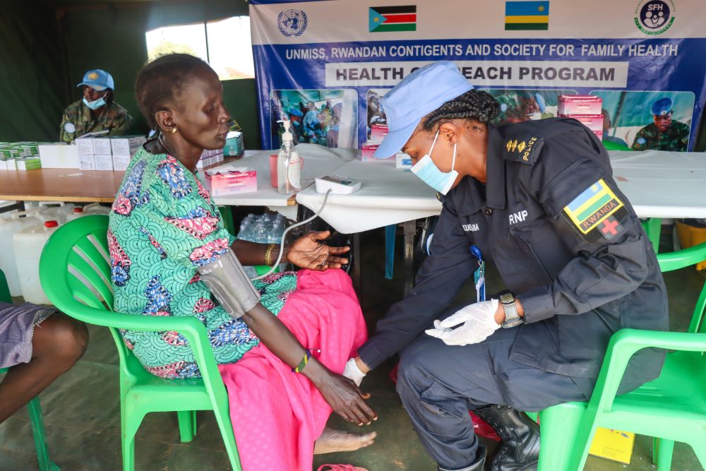 The initiative aimed to improve the residents’ health by bringing much-needed healthcare services to the community.