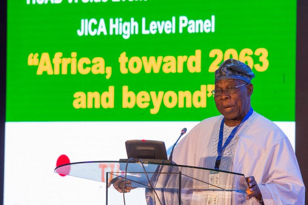 The former president of Nigeria, Olusegun Obasanjo