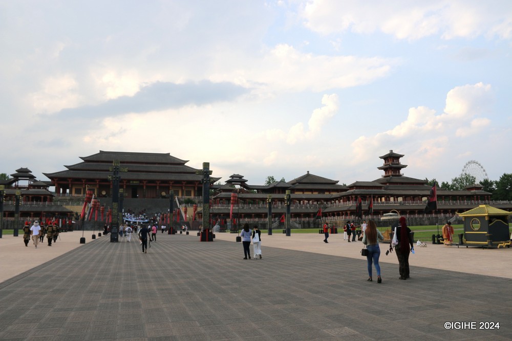 Hengian World Studios covers approximately 53 hectares with a building area of 110,000 square meters.