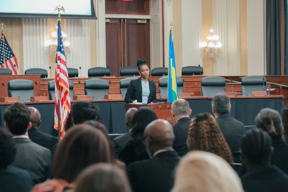 Nicole Karekezi, President of IBUKA-USA, stressed the importance of using the correct terminology when referring to the genocide.