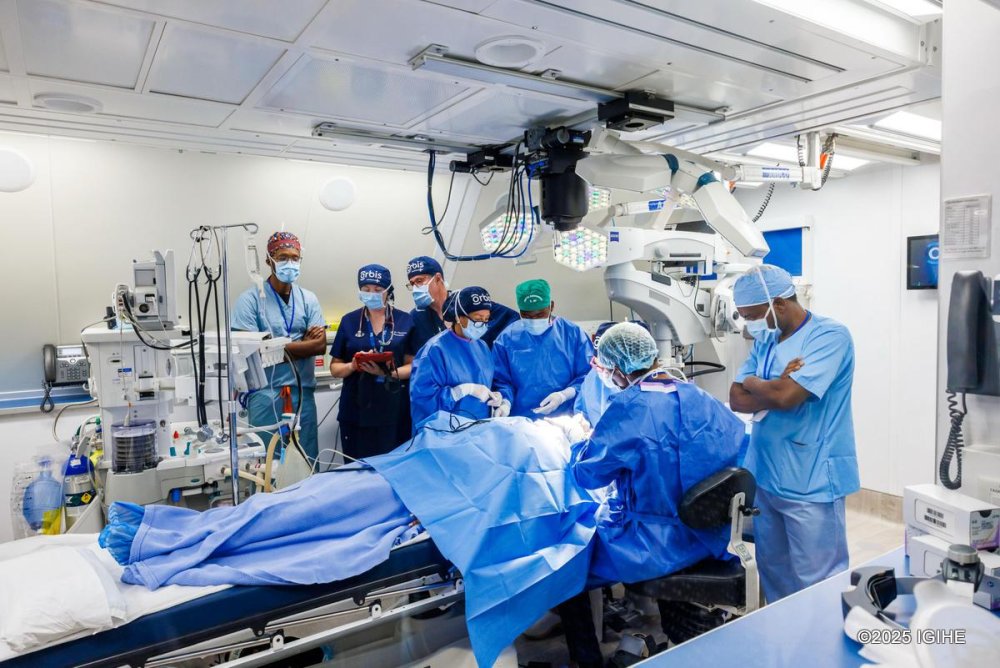 The Orbis Flying Eye Hospital will continue operating until August 1, with further training and surgeries planned in close collaboration with RIIO and Rwandan universities.