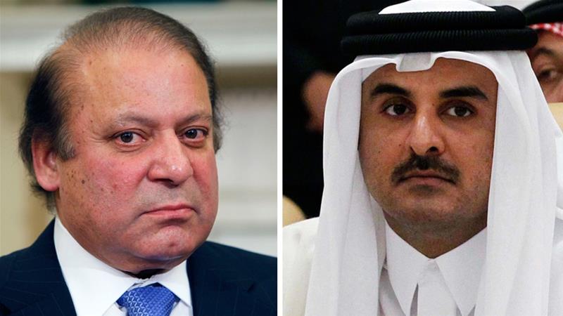 Pakistan's Prime Minister Nawaz Sharif holds close ties with the ruling families in both Saudi Arabia and Qatar