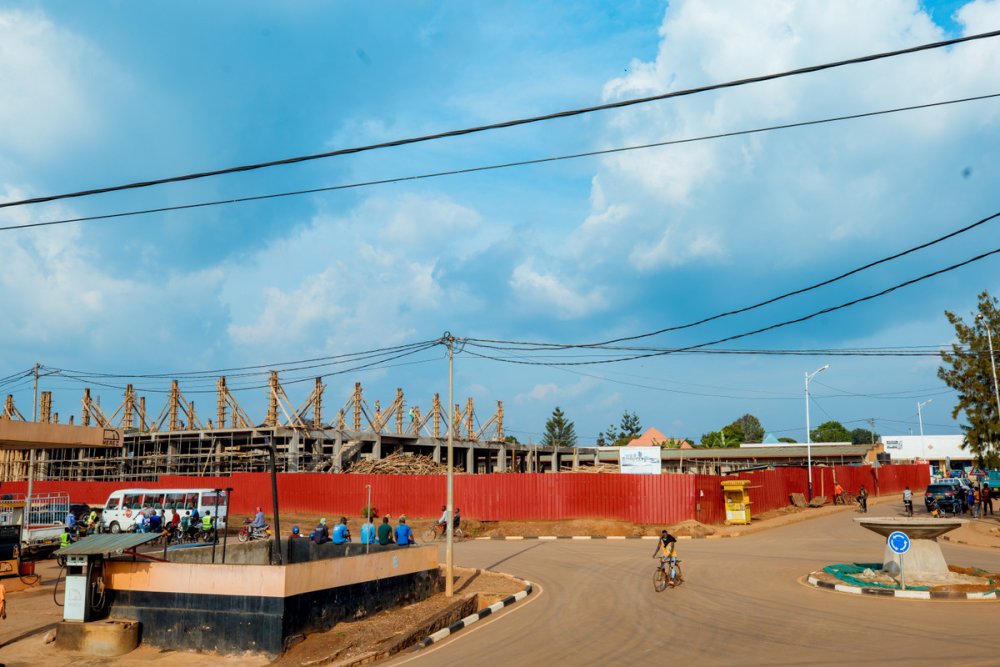 Where Rwamagana Market is being built.