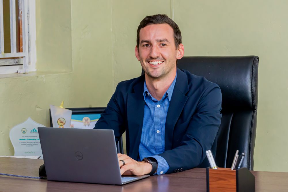 Luke Lundberg, CEO of Masaka Farms, states that the company employs over 40 Deaf individuals, who make up 60% of the workforce.