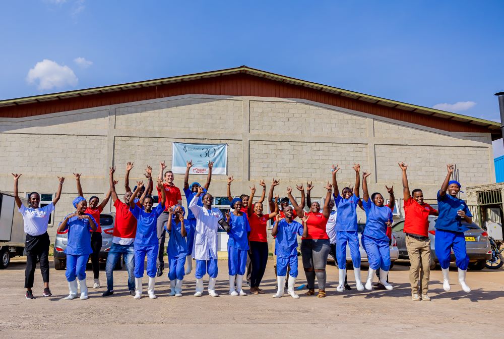 Masaka Farms has employed over 40 Deaf individuals, who make up 60% of the company's workforce.