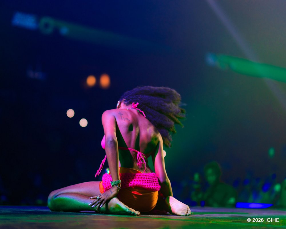 The dancer who shared the stage with Kivumbi King put on a show that thrilled the audience.