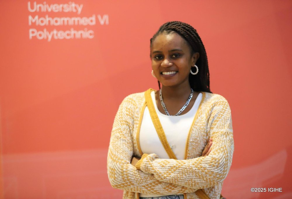 Nasla Ingabire, who recently completed her master’s degree in International Business Management, spoke about the importance of gaining international experience.