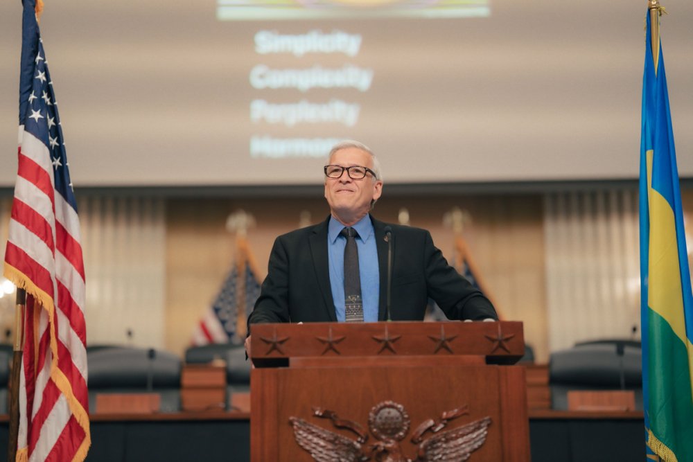 Carl Wilkens is the only American who remained in Rwanda during the 1994 Genocide against the Tutsi.