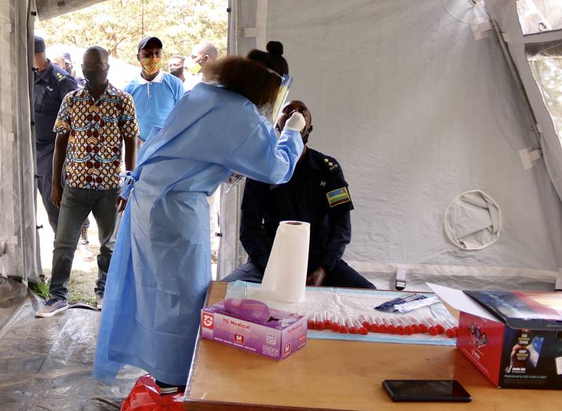 RBC have started mass awareness and testing of Police officers for COVID-19 