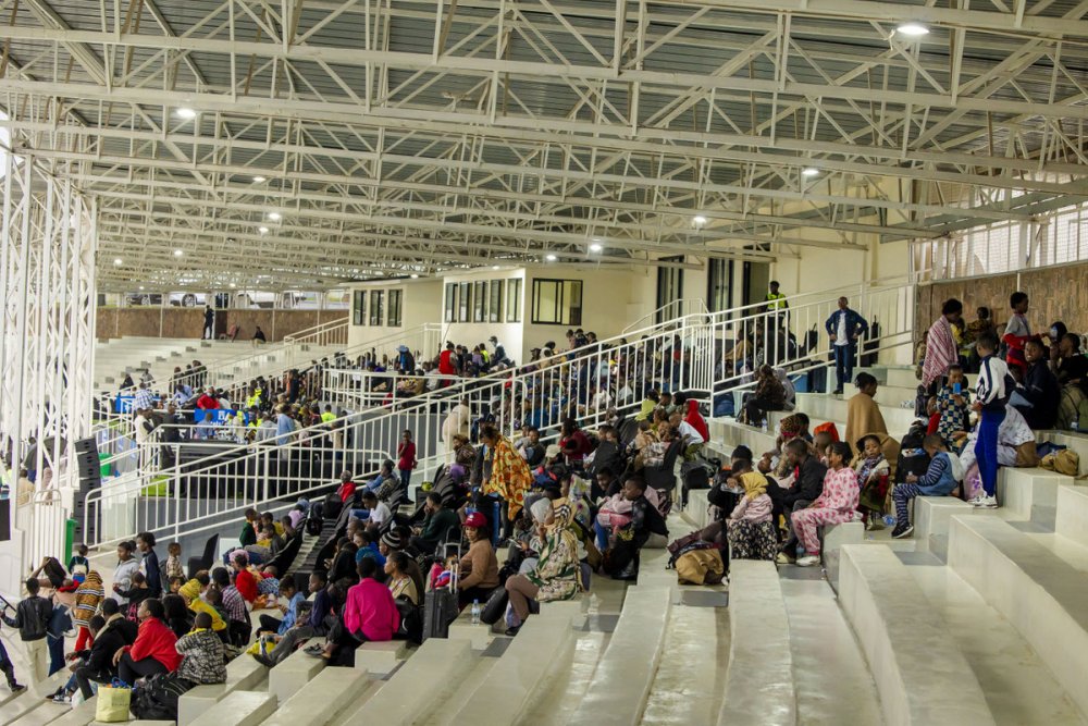 They were received at Kigali Pelé Stadium before being taken to various hotels around the city.