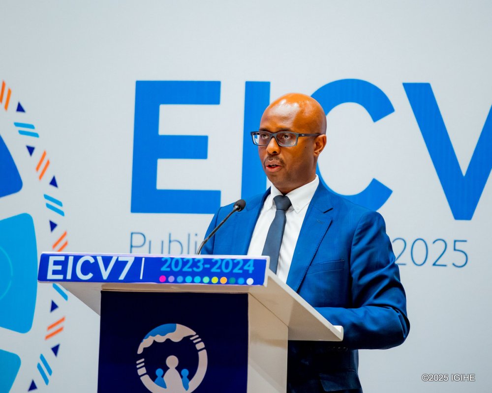 Speaking at the event, Minister of Finance and Economic Planning Yusuf Murangwa described the release of the report as timely, noting that it will support evidence-based policymaking to achieve the goals of the Second National Strategy for Transformation (NST2).