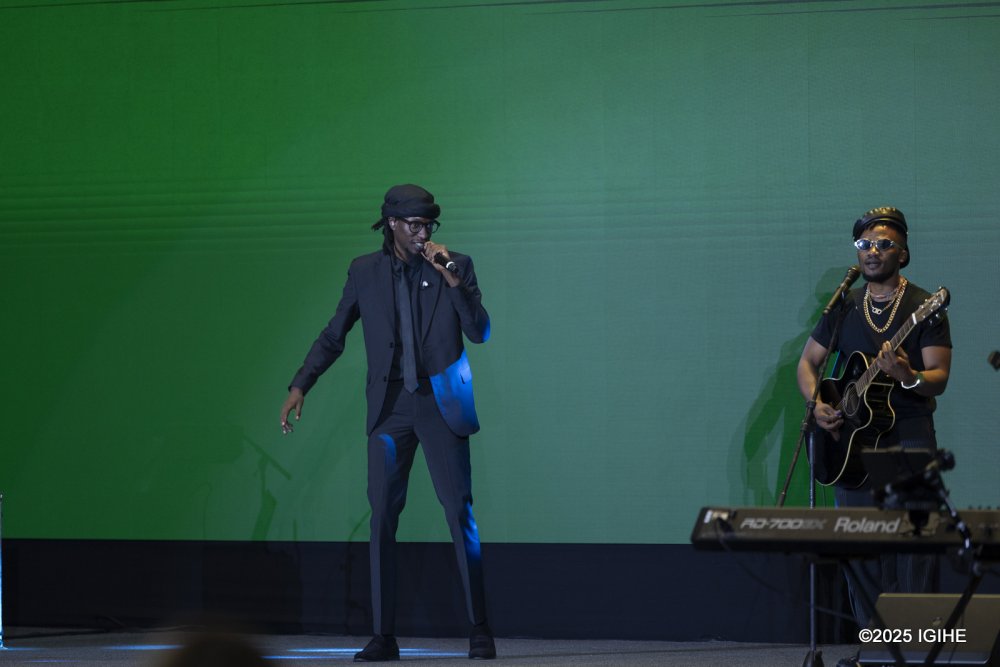 Artist Ruti Joel was among the performers at the event hosted by President Kagame.