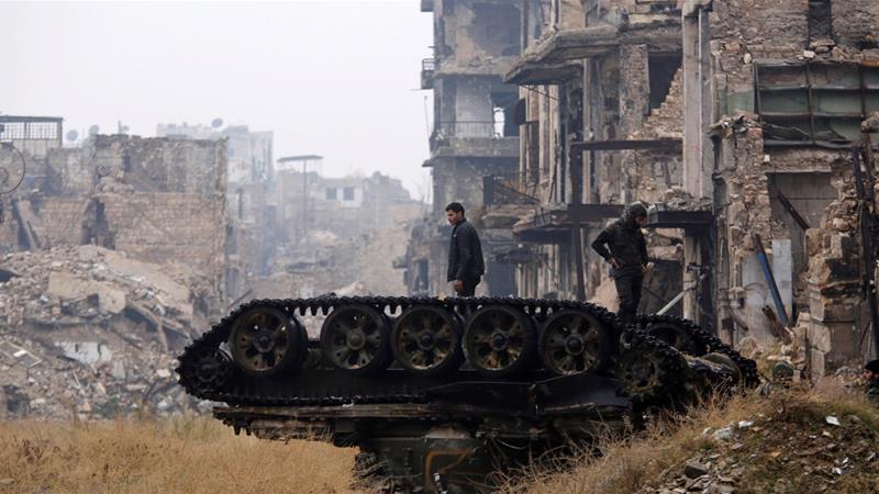 Five years of civil conflict have left more than 450,000 Syrians dead