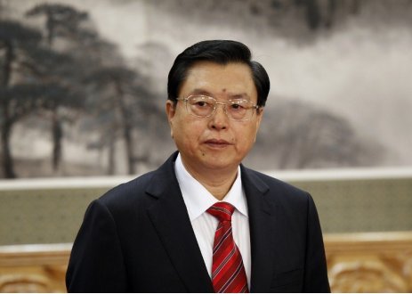 The president of Chinese parliament, Zhang Dejiang