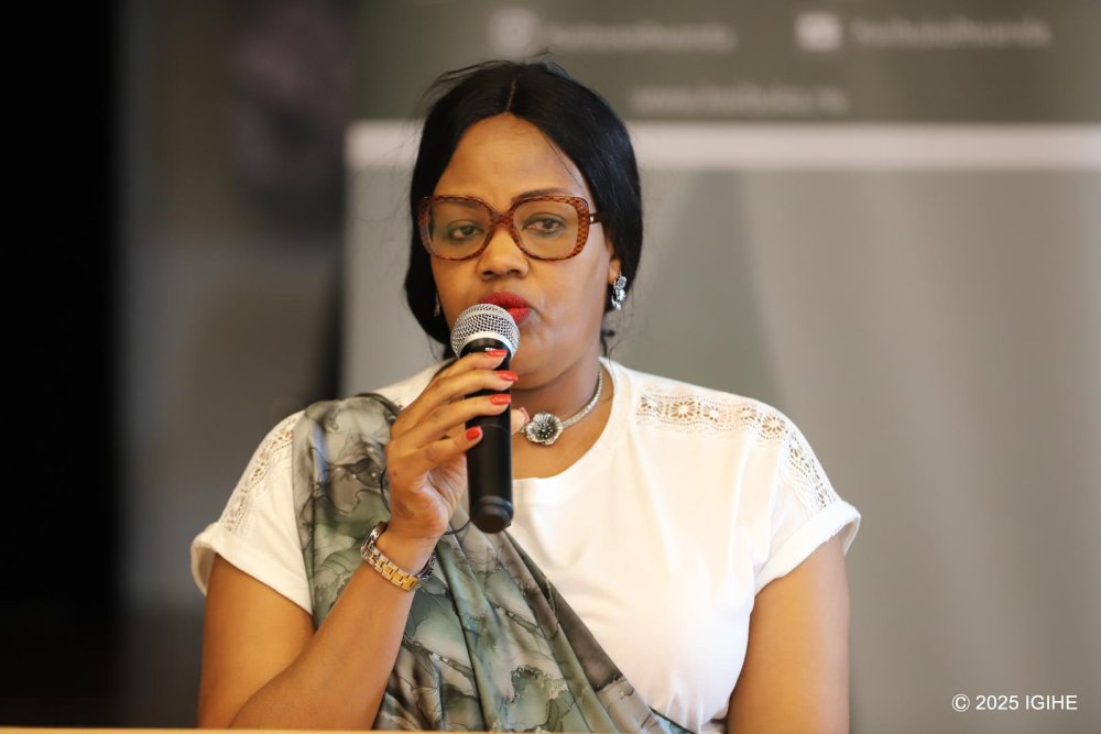 Yvette Umutangana heads a genocide survivors’ association in Brudges.