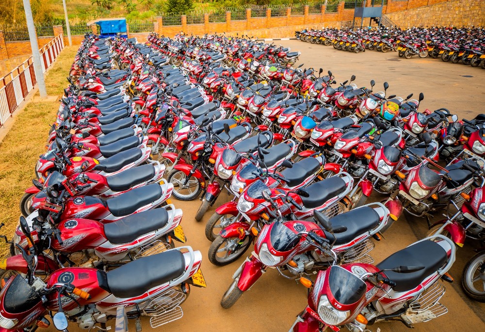 RNP impounded 164 motorcycles on Monday. 