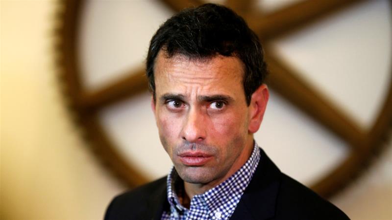 Capriles branded the move part of what the opposition alleges is a 'coup' by Maduro