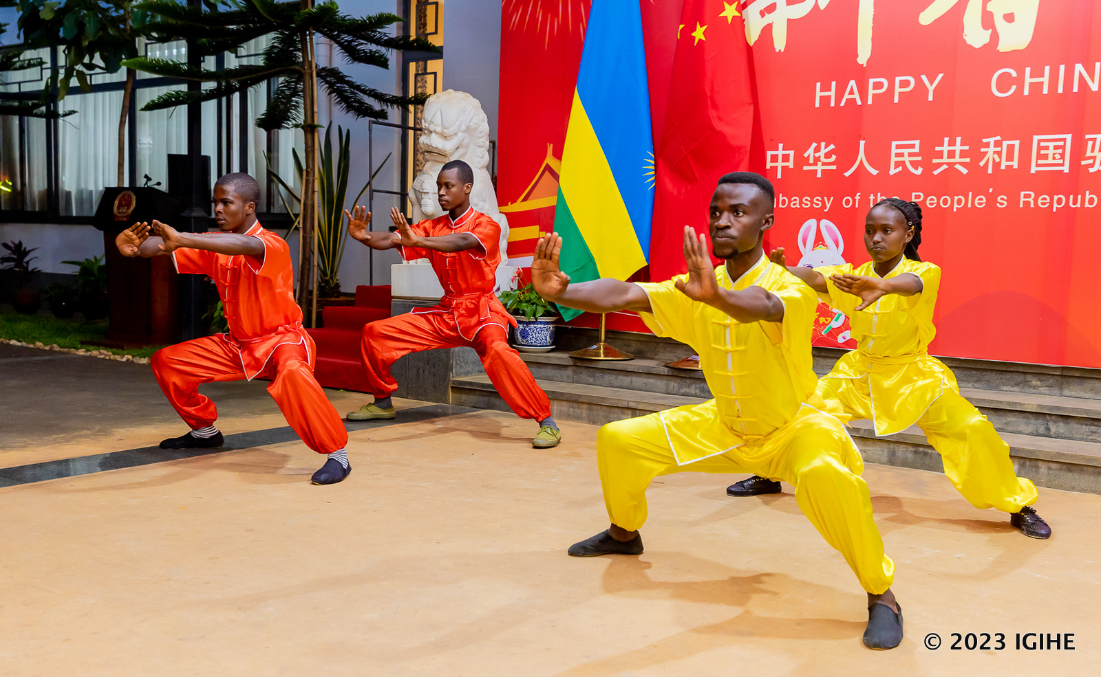 Martial arts performance was among other activities that made the event colourful.  