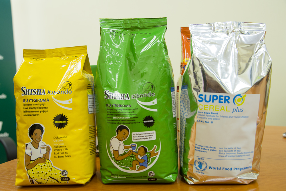 AIF also produces Shisha Kibondo under Rwandan's Govt'’s feeding programme which goes to the most vulnerable population in Ubudehe Category One