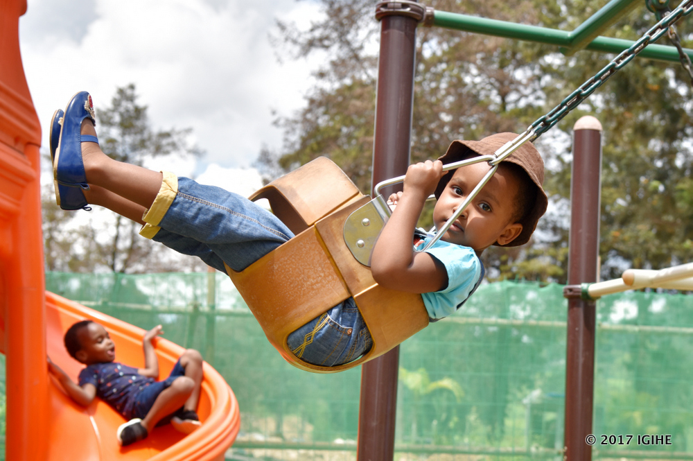 Children were given ample space for entertainment