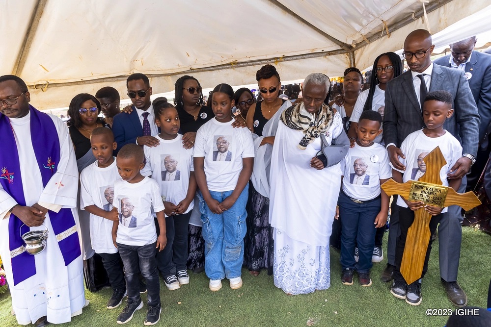 Prof. Mbanda was laid to rest in Rusororo Cemetery.