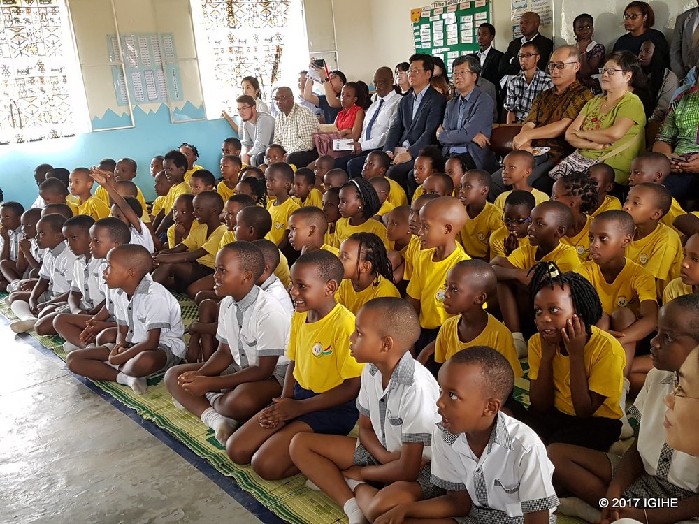 During the book launch; all attendees were enraptured by the book-based puppet play prepared by KOICA Volunteers