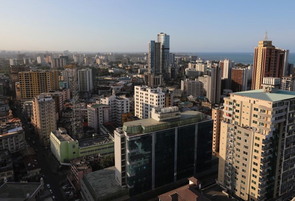 This photo taken on Sept. 22, 2023, shows the city view in Dar es Salaam, Tanzania. (Xinhua/Dong Jianghui)