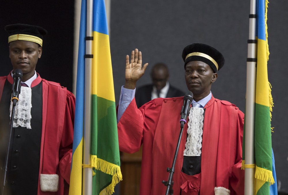 Three judges, one Member of Parliament and Rwanda Defense Force Army Chief of Staff were sworn-in, in a ceremony that was presided over by President Paul Kagame